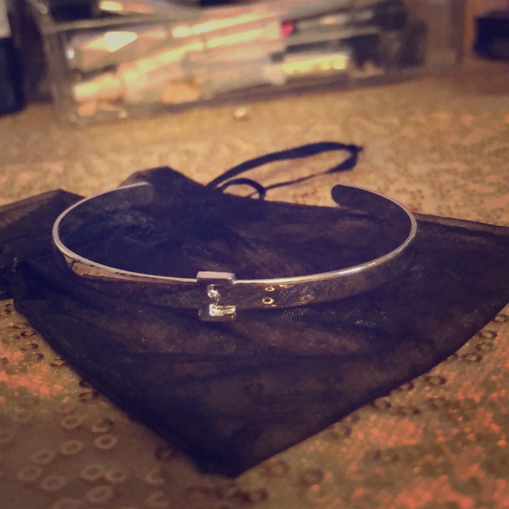 E Initial Bracelet